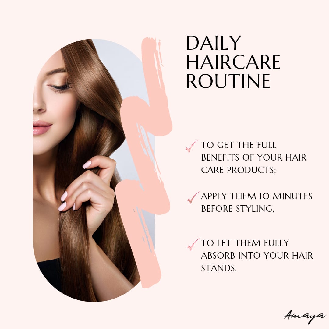 Maximise Benefits of your hair products