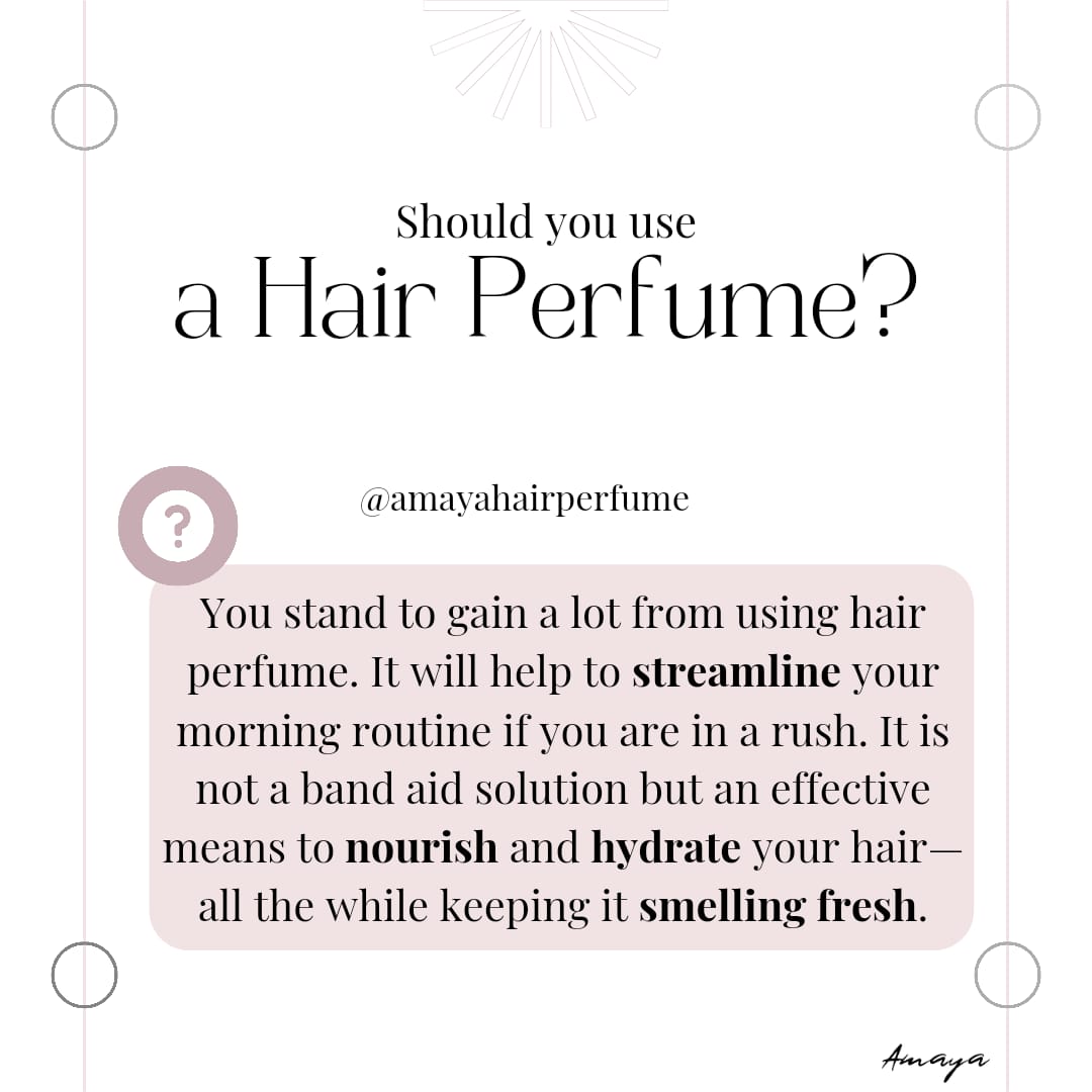 Hair Perfume vs Perfume on Hair